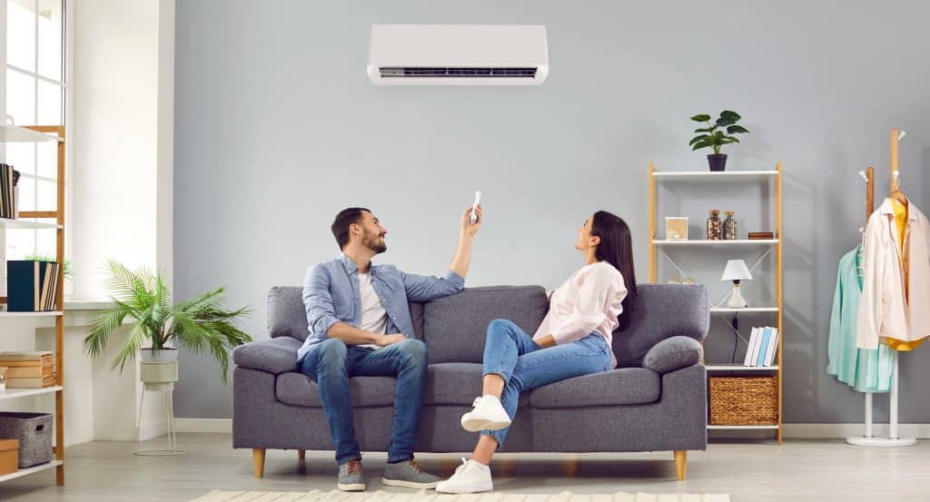Energy-efficient air conditioning unit eligible for the NSW rebate, provided by Efficient Energy Group, showcasing modern design and eco-friendly technology..
