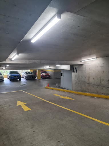 Underground carpark in NSW featuring LED lighting eligible for rebate.
